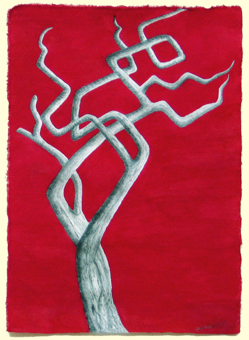 Belcarra Tree On Red